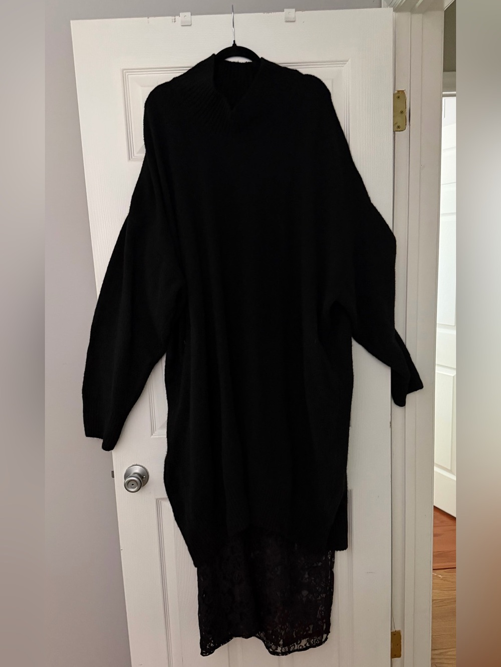 Anthropologie Black Maxi Dress